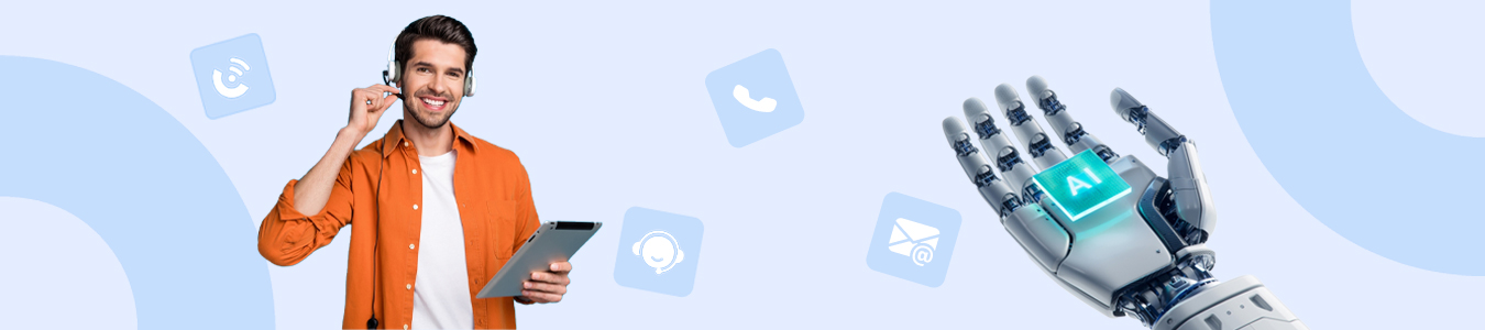 VoIP avec IA pour support client intégrée au logiciel